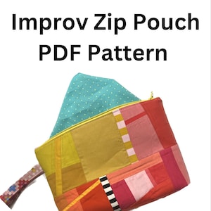 Improv Zip Pouch PDF Pattern