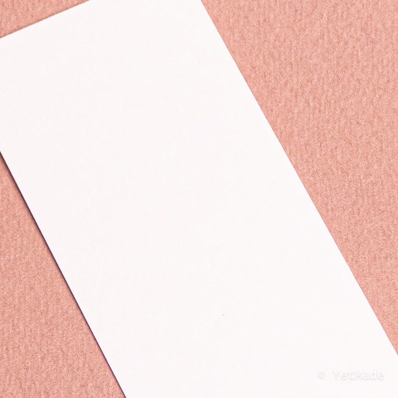 Bookmark Blanks With Round Corners Set of 10 | Your Choice of Paper ...