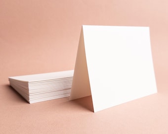 Blank A2 greeting note cards set of 20 + optional thick kraft envelopes | Strathmore Mixed Media 300gsm 184lb | DIY Craft & Cardmaking