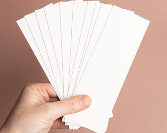 Arches watercolor bookmark blanks | 2" x 6" | Cold Press Hot Press Rough | Sets of 5 10 20 | DIY Arts & Crafts Supplies