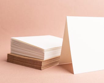 Blank A2 Watercolor greeting note card set of 20 + optional thick kraft envelopes  | Arches Strathmore Canson XL 300gsm 140lb | Cardmaking