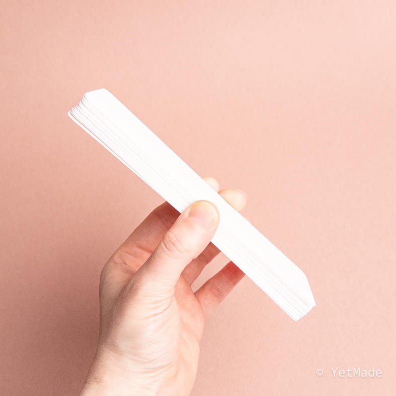 Bookmark Blanks With Round Corners Set of 20 | Your Choice of Paper ...