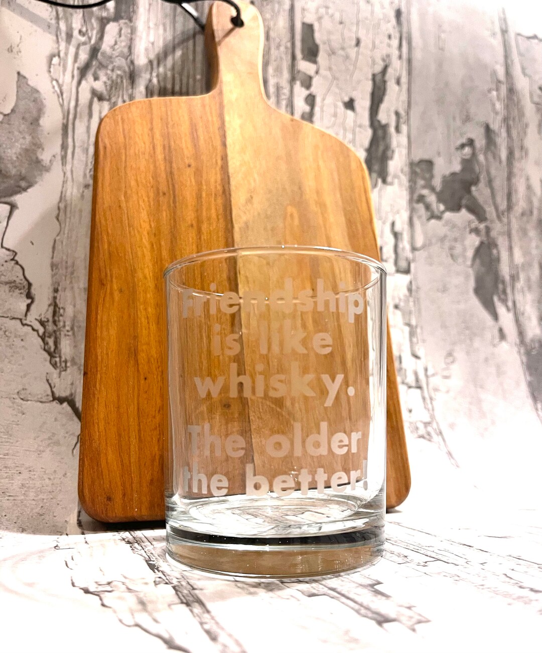 Personalised Etched Whisky Glass Etsy