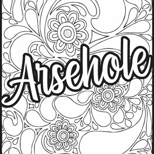 30 Swearing Adult Coloring Pages