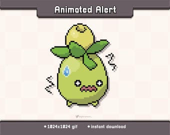 Smoliv Scared Animated Twitch Stream Alert | Stream Decoration GIF