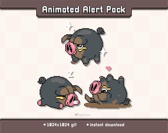 Lechonk Animated Twitch Stream Alert | Stream Decoration GIF