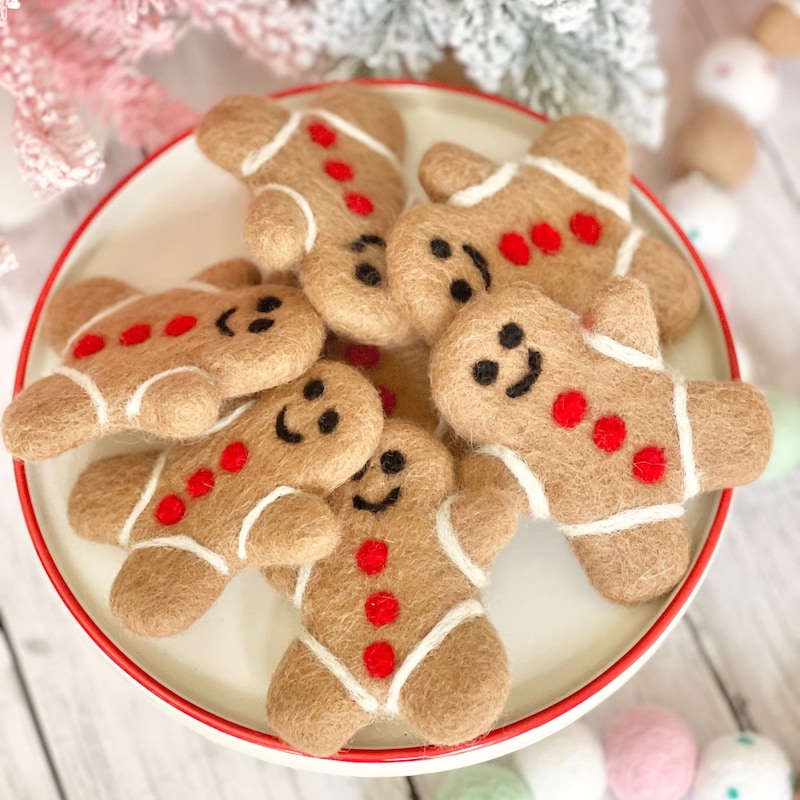 Felt Gingerbread Man - Etsy