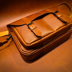 Laptoptasche Benno - Echtleder - Aktentasche - Handarbeit