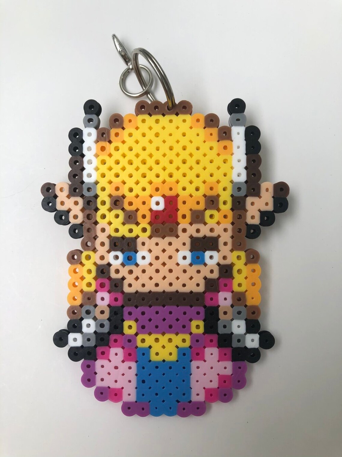 Ocarina of Time Zelda Legend of Zelda Perler Bead Keychain Etsy