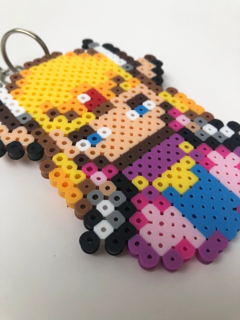 Ocarina of Time Zelda Legend of Zelda Perler Bead Keychain Etsy