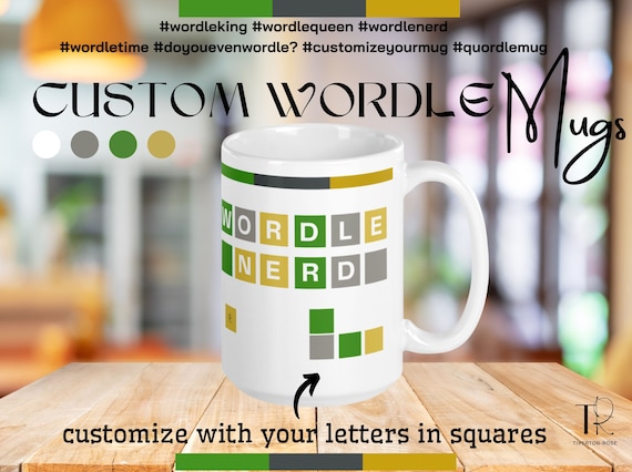 Personalised Wordle Mug 