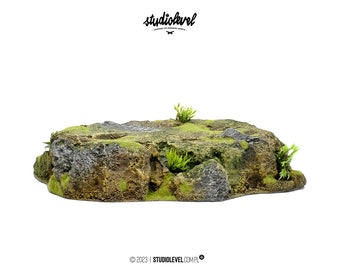 FOREST HILL | Wargaming Terrain, 28mm, 32mm, Fully Painted, Fantasy Scenery for Warhammer