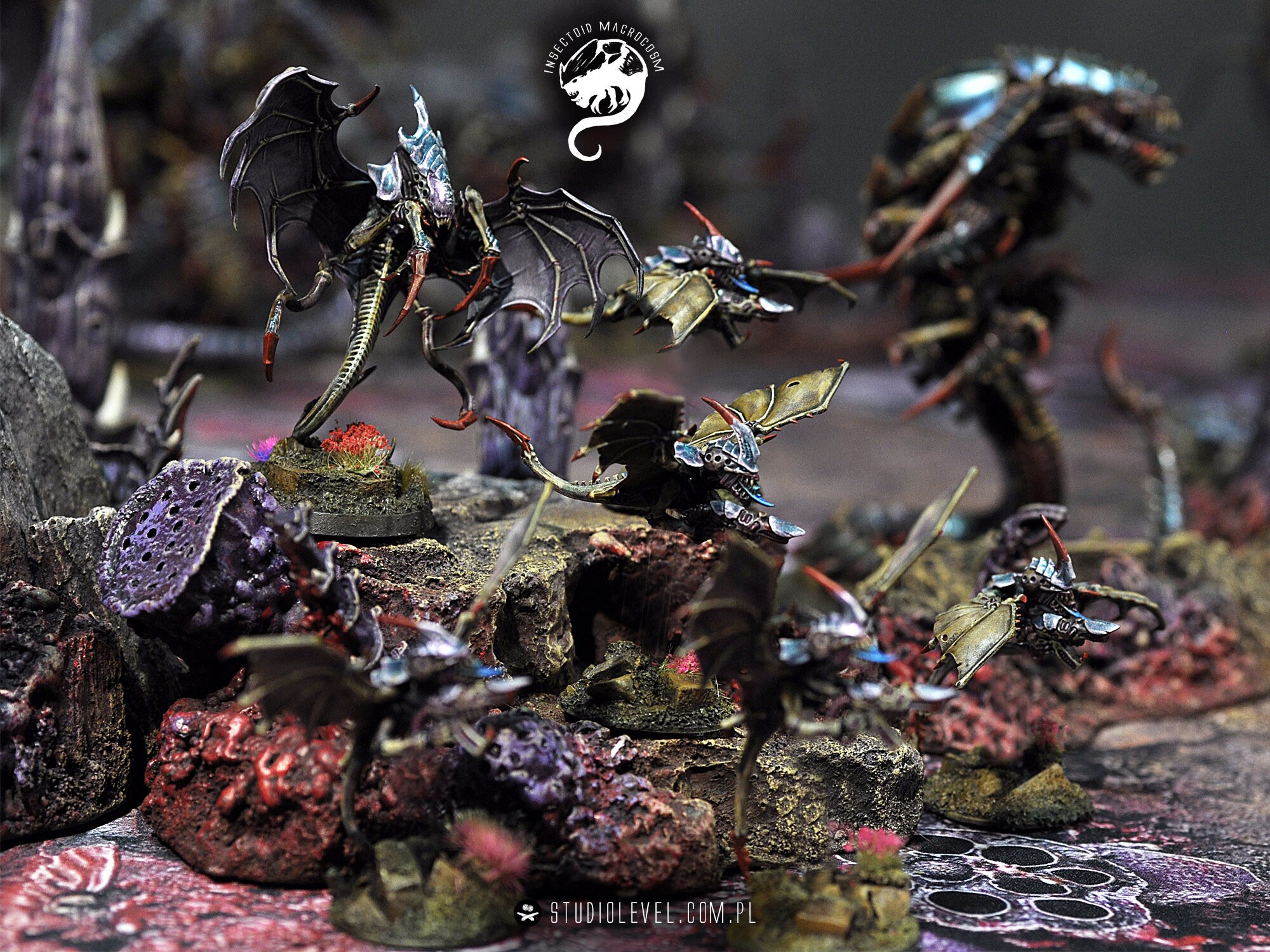 3x スウォーム ヒルズ ボックス | Warhammer40K ティラニッド テレイン