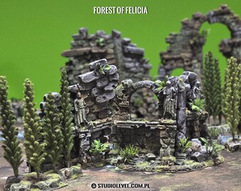 Tabletop Terrain Gnarly Trees - 28mm/32mm Scale Fantasy Wargame Terrain | 3D Printed RPG Scenery - View #4