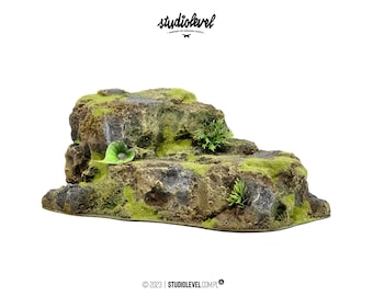 Double FOREST HILL | Wargaming Terrain, 28mm 32mm, Fully Painted, Fantasy Scenery for Warhammer, Old World, Aos, Middle Earth, Kow, D&D, Rpg