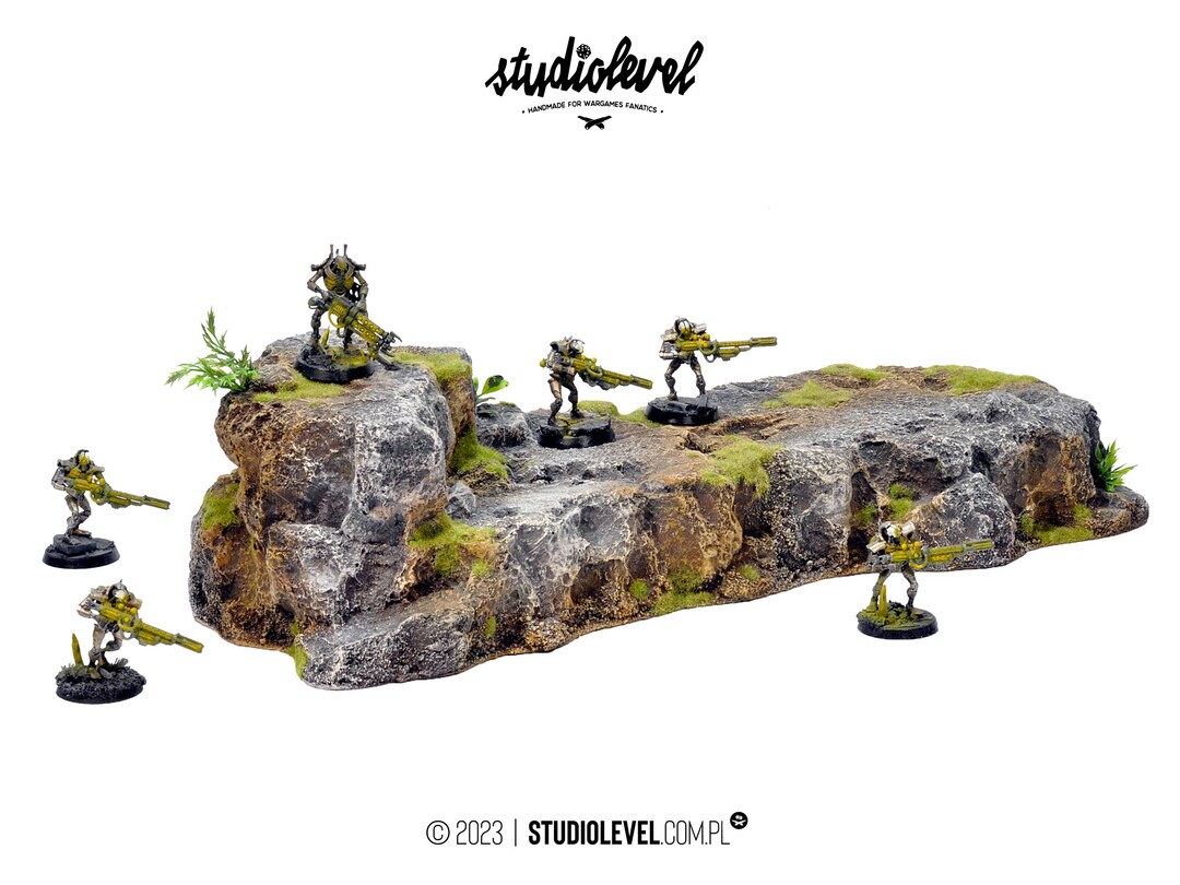 Large Double STONE/GRASSY ARCHERS Hill | Wargames Terrain Hills, Fully ...