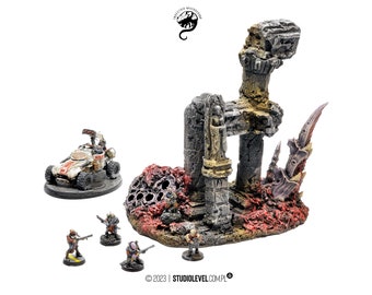 Tobbes lilla Warhammer 投石器 Swarm RUINED COLUMNS | Warhammer 40K Tyranids, Alien Hive Terrains