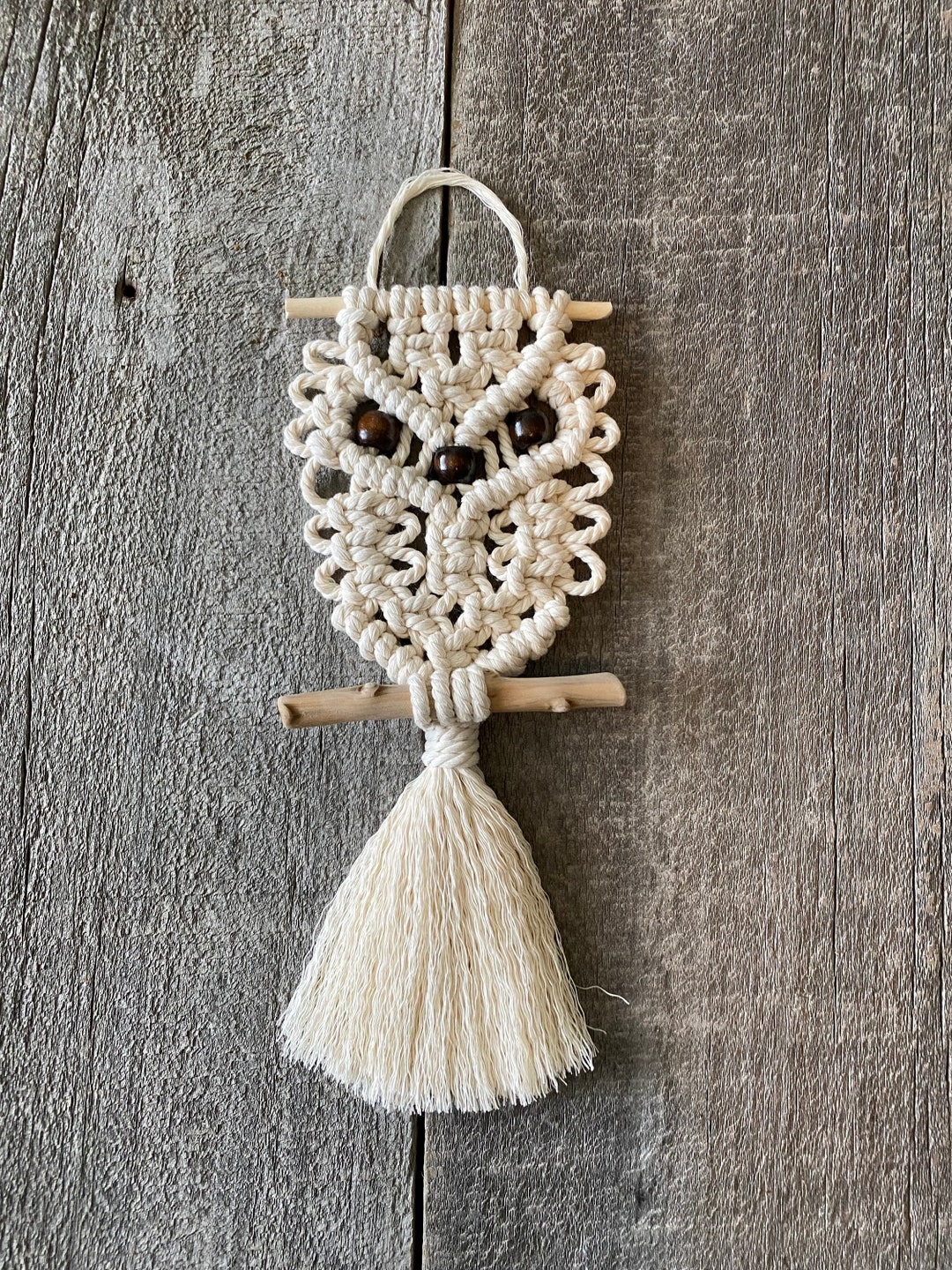 Macrame Owl Boho Owl Owl Art Owl Wall Art Boho Wall Art Etsy