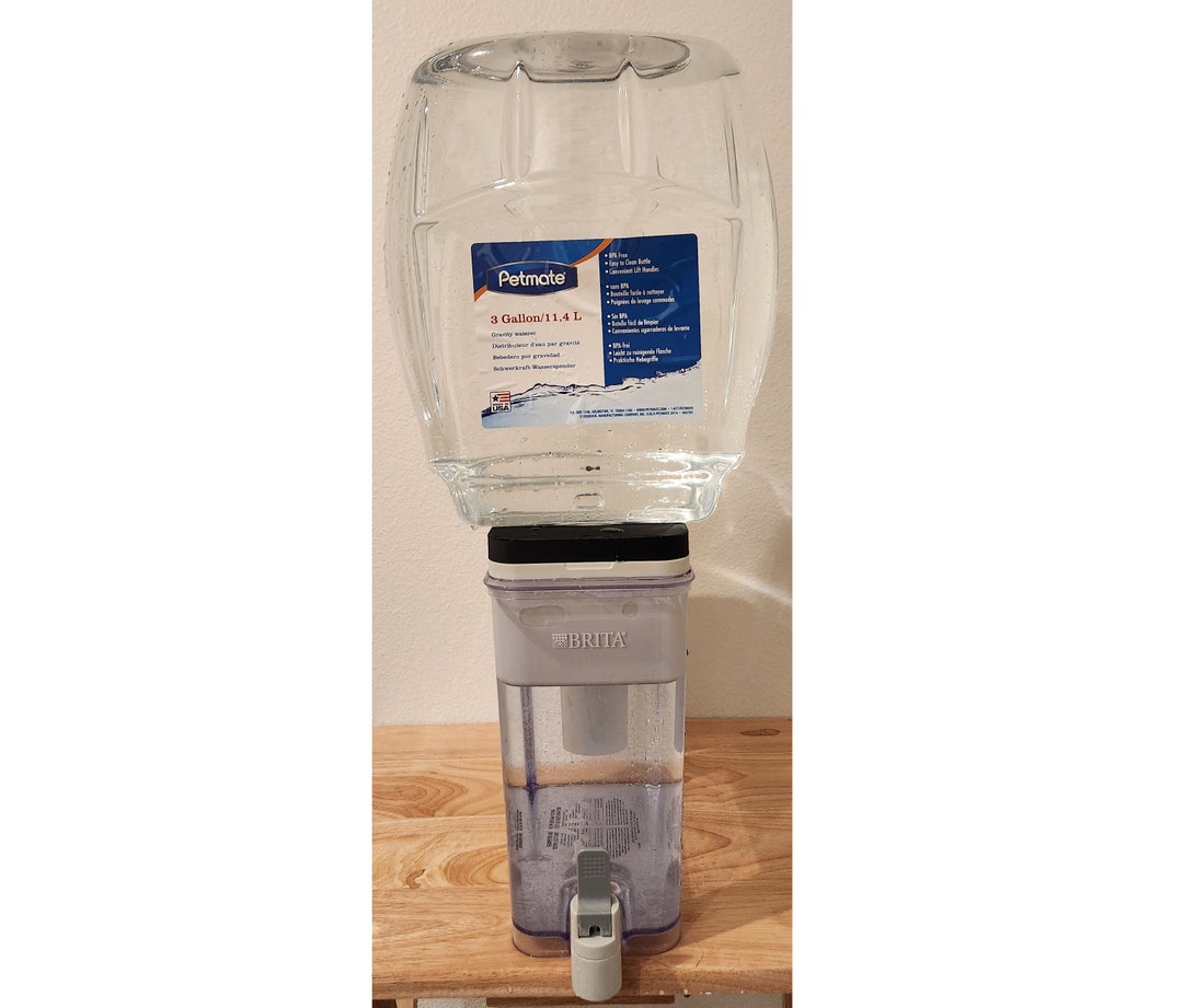Brita XL Water Filter Dispenser 27cup Capacity Autorefill Adapter 3d
