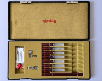rOtring MICRONORM Drafting Pen SET Germany Made Rapidograph Art 150 933