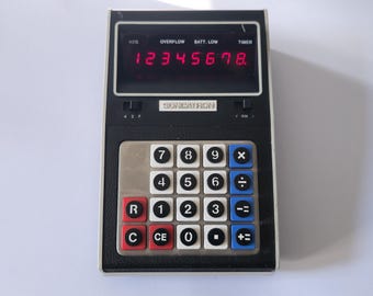 Soncatron 902 RED LED Calculator Hong Kong