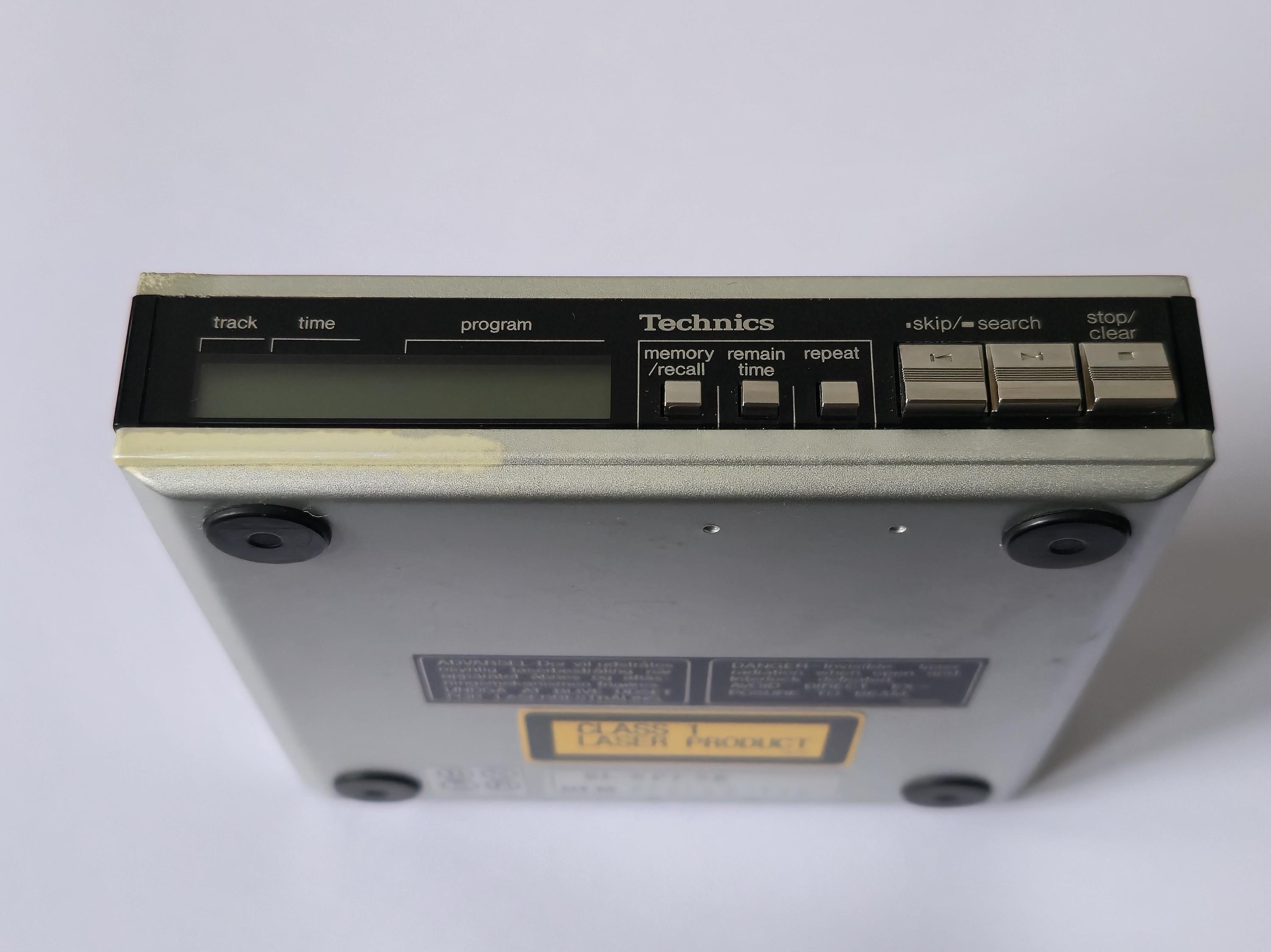 テクニクス ポータブルCDプレーヤー SL-XP7 ディスクマン 修復済み