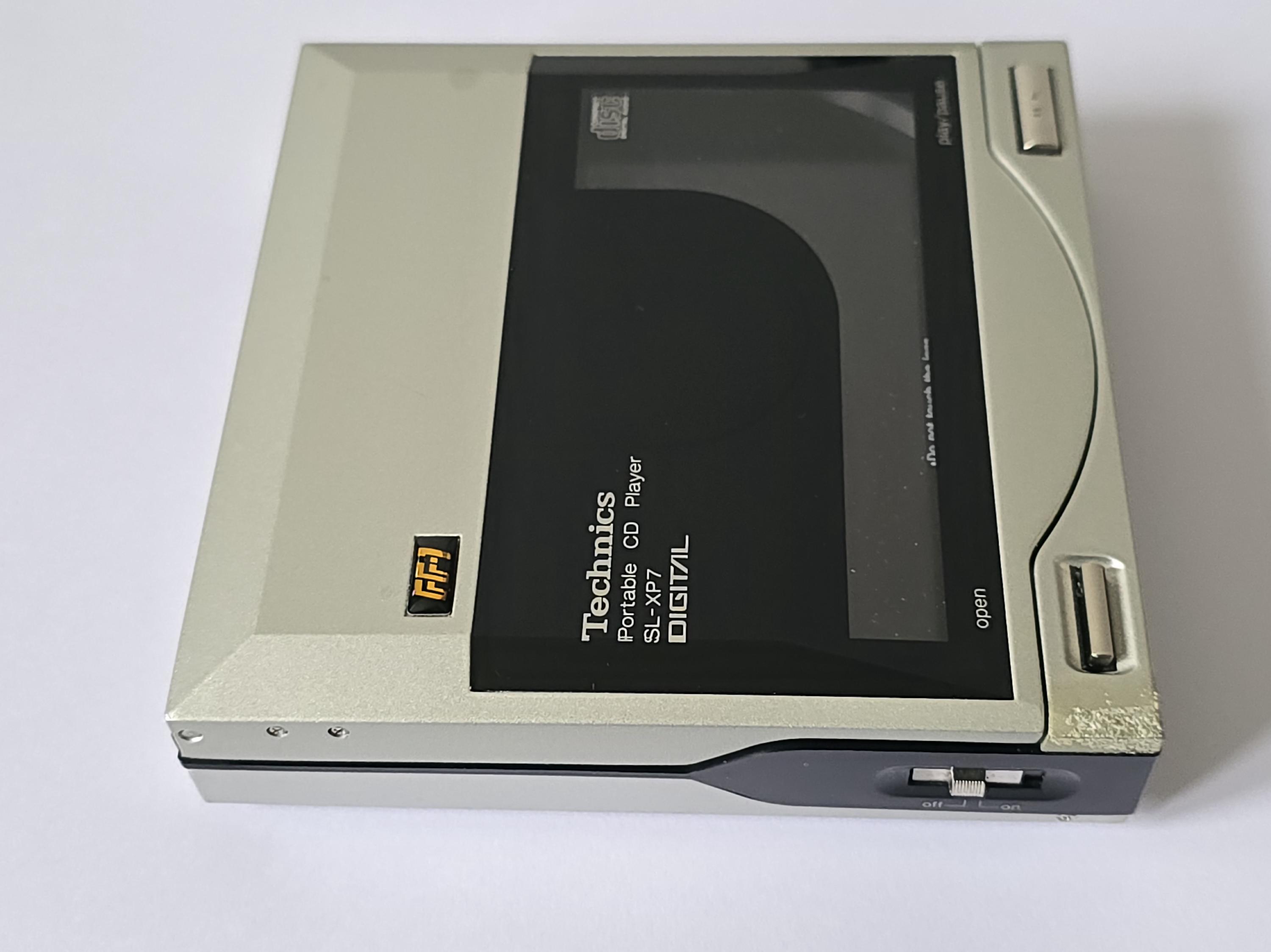 テクニクス ポータブルCDプレーヤー SL-XP7 ディスクマン 修復済み