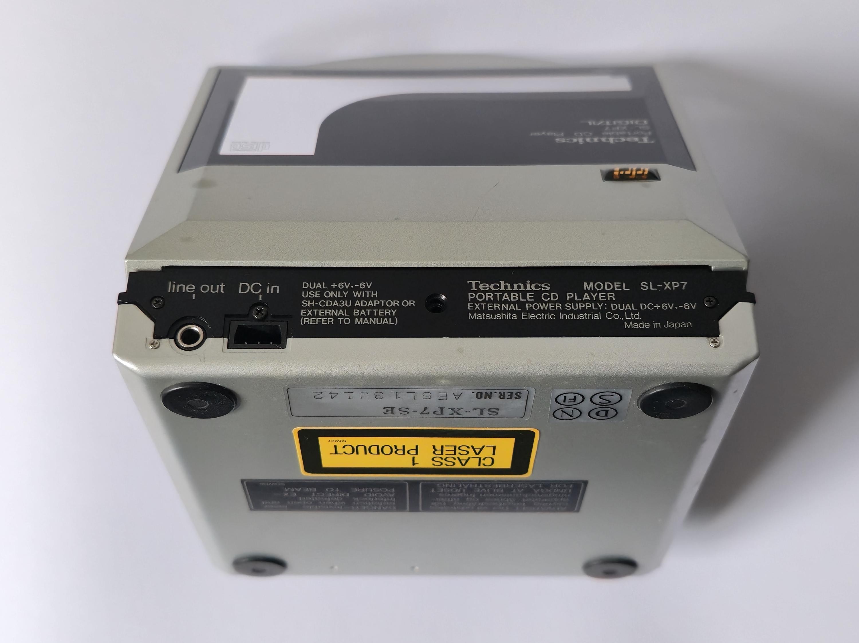 テクニクス ポータブルCDプレーヤー SL-XP7 ディスクマン 修復済み 