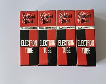 STANDARD BRAND EL504 Electron TUBE Set of Four
