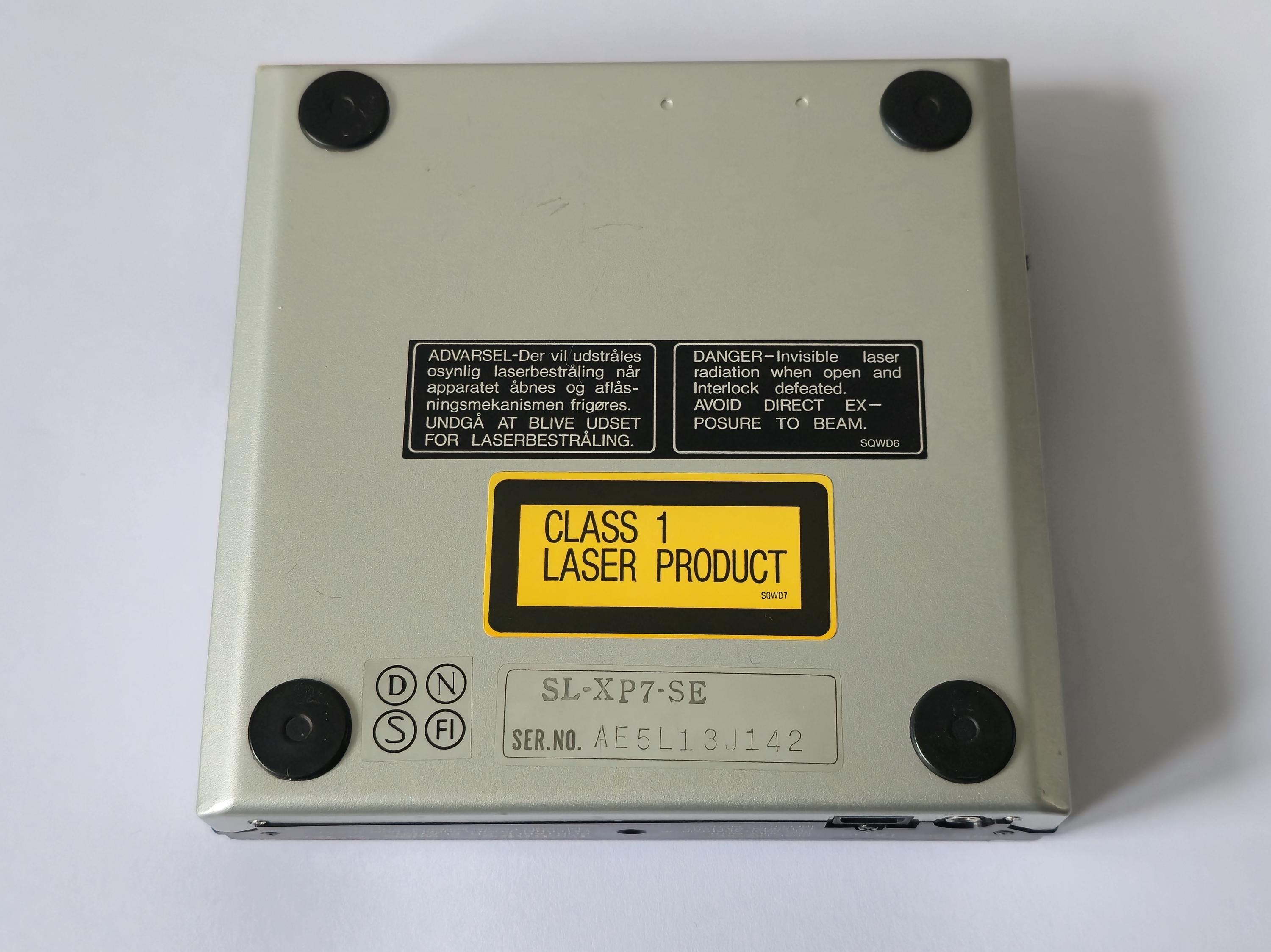 テクニクス ポータブルCDプレーヤー SL-XP7 ディスクマン 修復済み