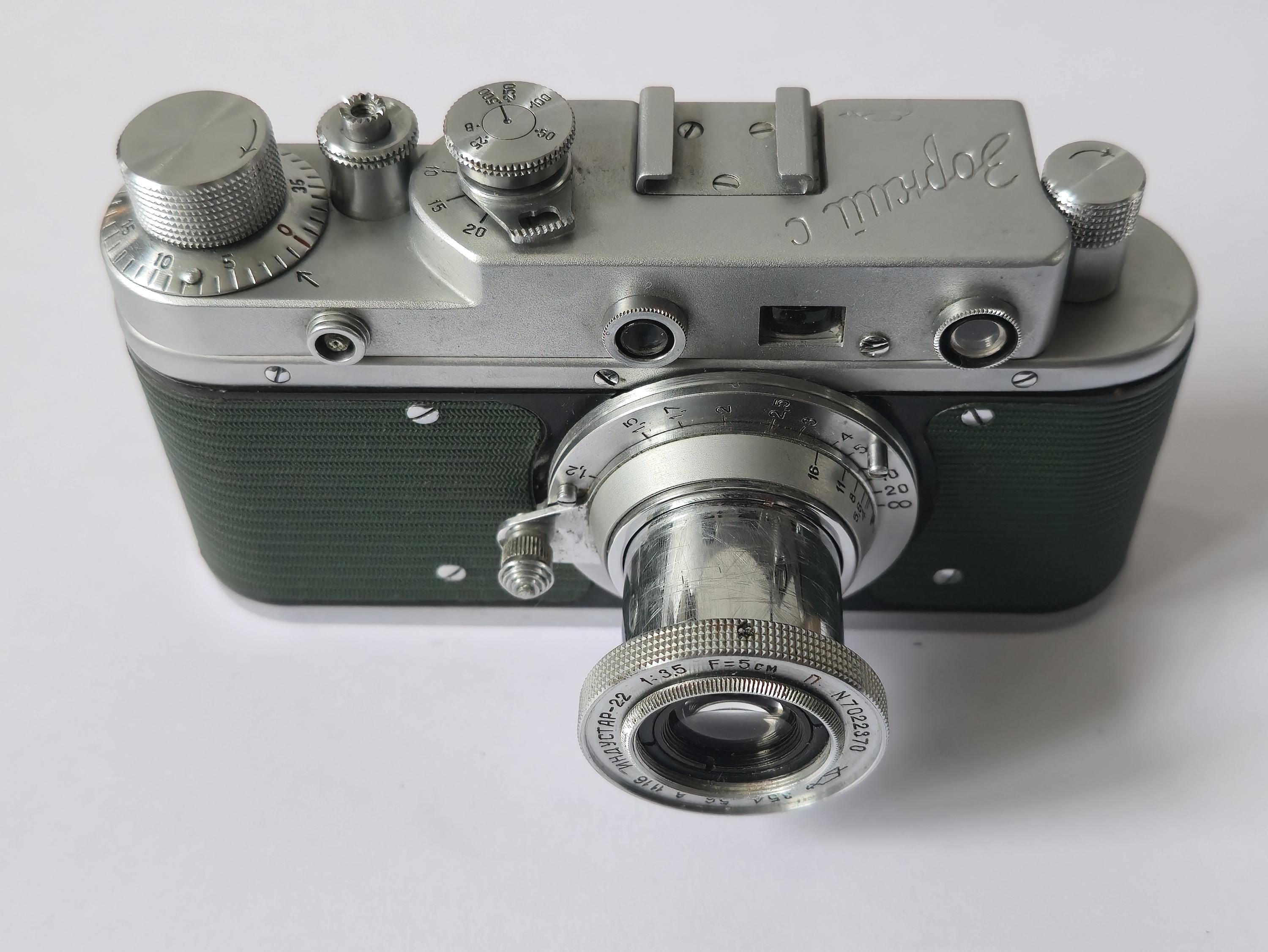 Appareil Photo Vintage Mir Soviétique (KMZ) Avec Objectif Industar-50 3,5 - Télémètre