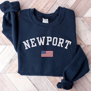 Newport Rhode Island Sweatshirt, Rhode Island Gifts, Newport Shirt, Newport Ri Bachelorette, Coquette Clothing, Yacht Club Shirt