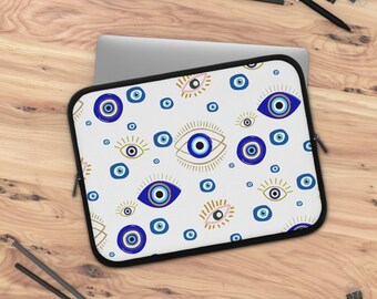 Evil Eye Laptop Case Evil Eye Laptop Sleeve Evil Eye Laptop Womens Laptop Case Gf Gift Ideas White-elephant-gift-ideas Girls Weekend 2024