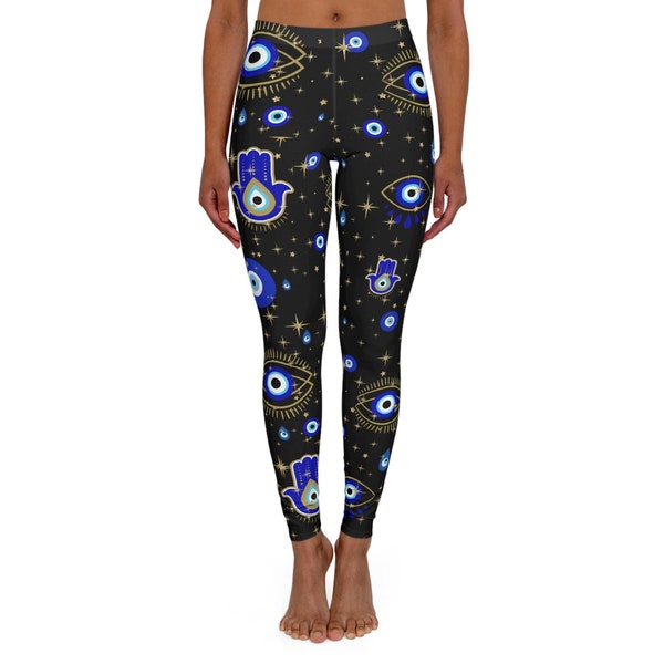 Evil Eye Pants, Evil Eye Clothing, All Seeing Eye, Yoga Pants, Pilates Leggings, All Seeing Eye, Yoga Gift, Comfy pants, Pilates Clothes