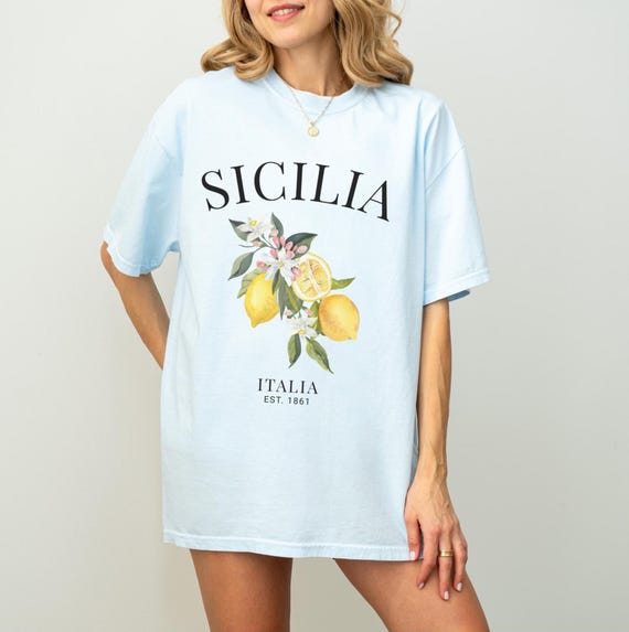 シチリアシャツ シチリアTシャツ レモンタンクトップ イタリアTシャツ 