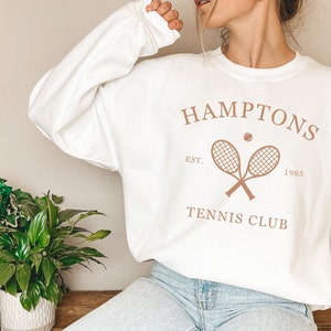 Hamptons Tennis Sweatshirt, Tennis Sweatshirt, Hamptons Shirt, The Hamptons Sweatshirt, Summer T, Hamptons Sweatshirt, Hamptons Bachelorette