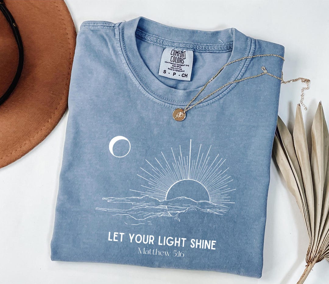 Let Your Light Shine Shirt Cool Christian T Shirt Bday Gifts for ...