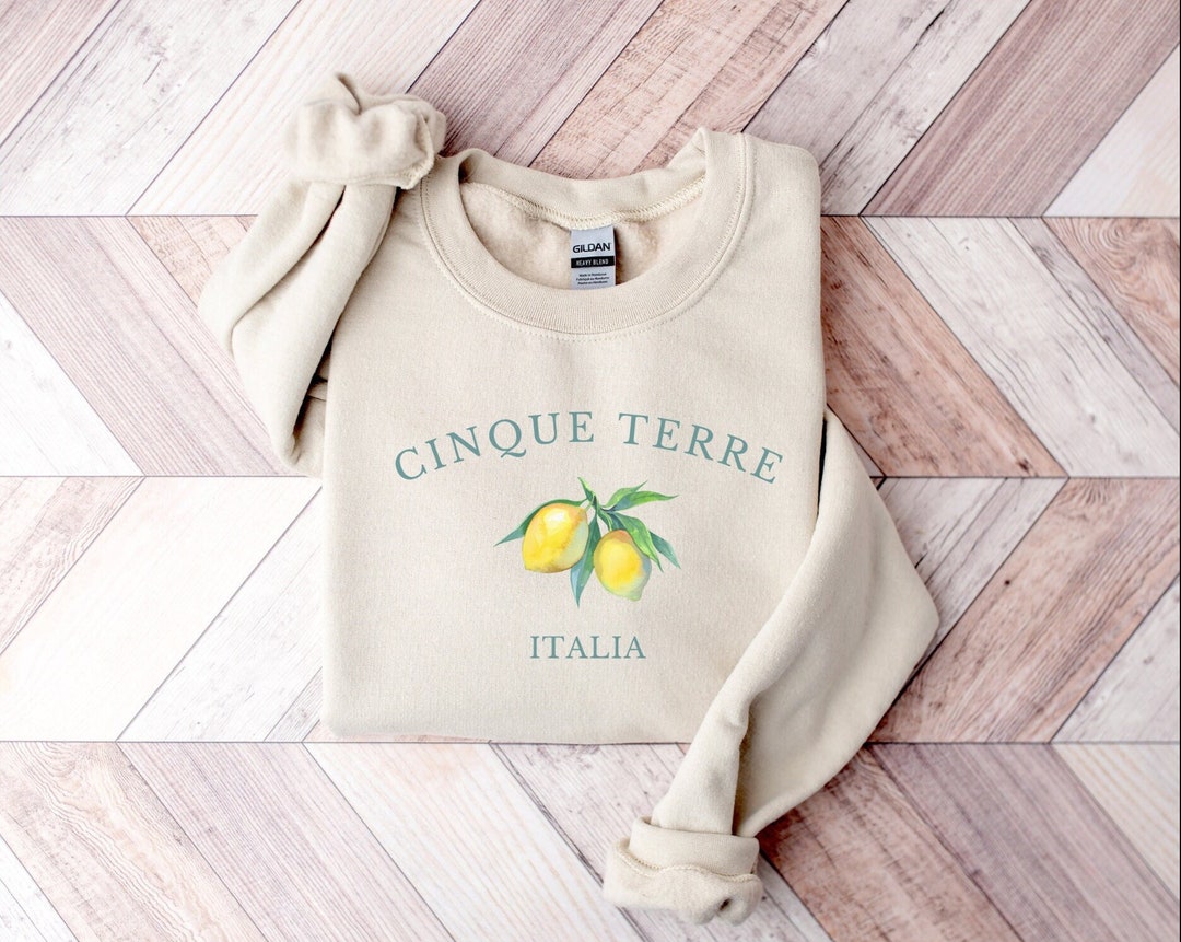 T-shirt Cinque Terre Europe T-shirt de vacances Pull Italia