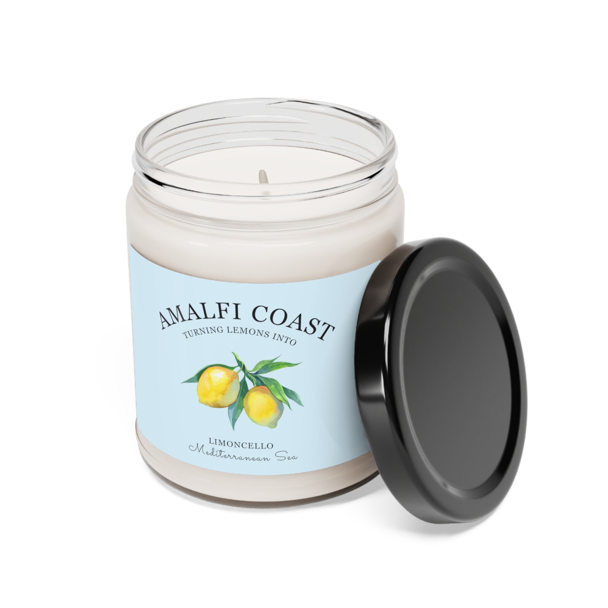 Rosette Amalfi del Mar Glass Candle