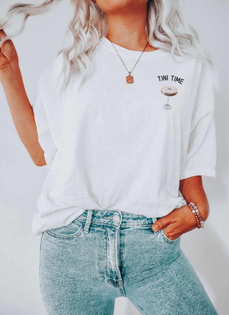 Espresso Martini Shirt Tini Time Tshirt Aperitivo Social Club Alcohol