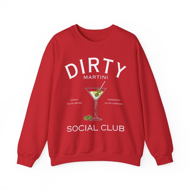 Dirty Martini Sweatshirt, Aperitivo Social Club Crewneck, Cheers ...