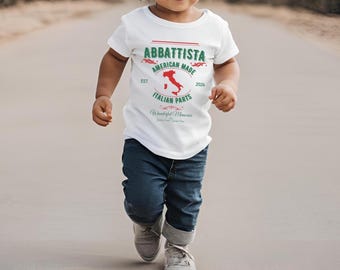 Maglietta personalizzata Abbattista per bambini