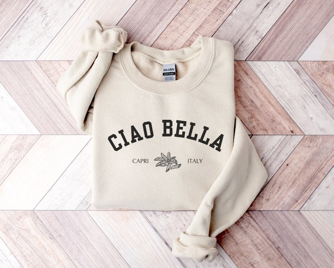 Sweat Ciao Bella, Nonna Gifts, chemise Yacht Club, sweat à capuche
