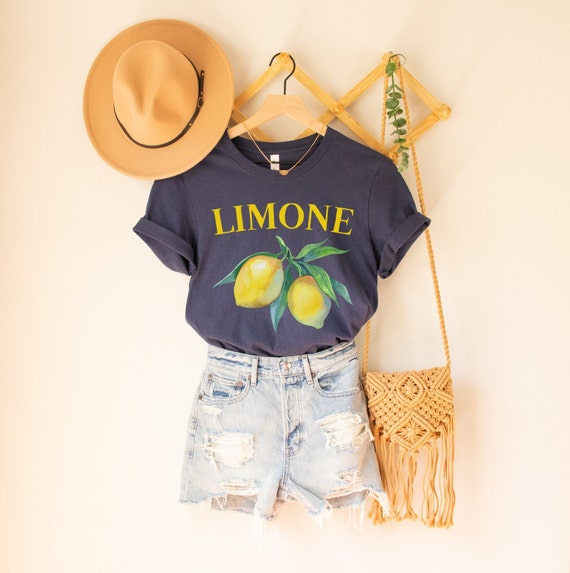 Limone Shirt, Lemon Shirt, Lemon T-Shirt, Lemons Shirt, Amalfi Coast, Italy, Lemon Gifts, Sicily Lemon, Italian Shirt, Limoncello Shirt