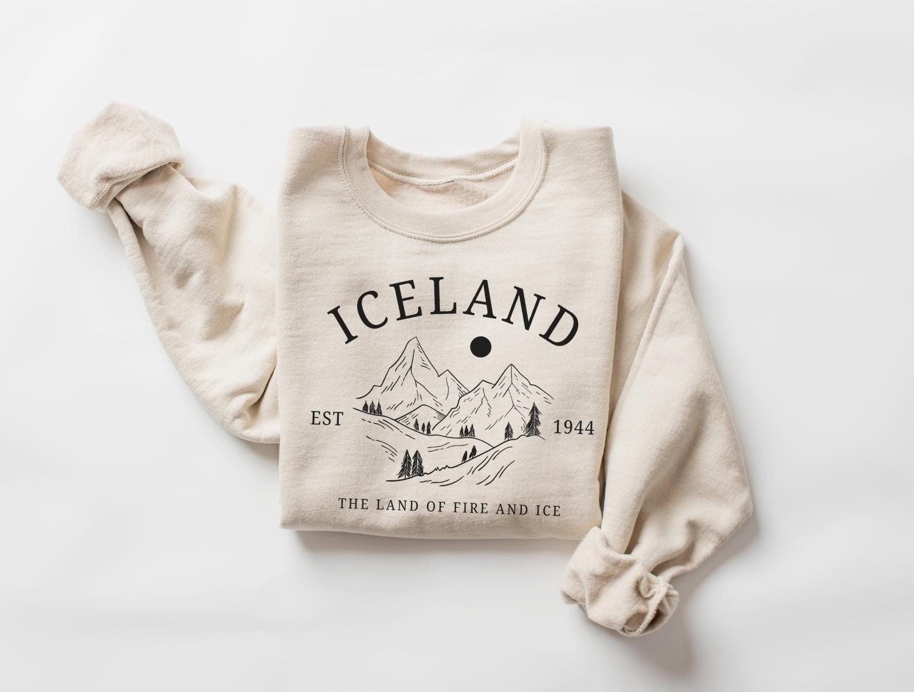 Felpa Islanda Maglione Islandese Maglione Islanda Maglietta GF