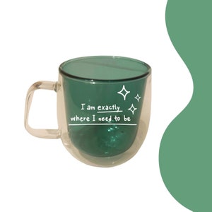 Blue Glass Mug | Double Wall | Ataraxy Market+Design