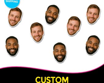 Custom Face Confetti: 1.5" Party Table Scatter, Bachelorette, Birthday