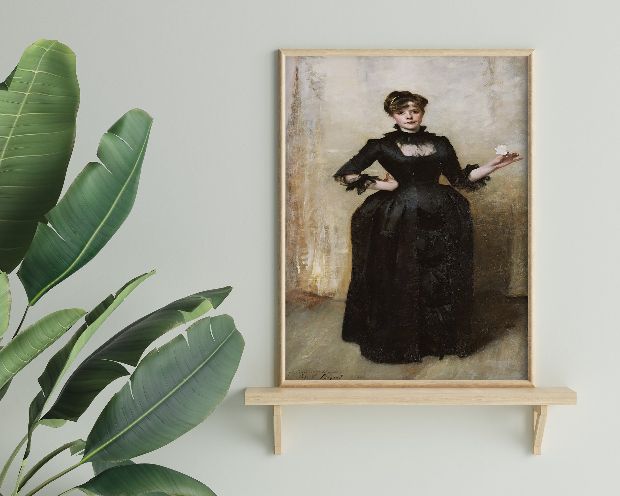Lady With the Rose Charlotte Louise Burckhardt 1882 by John Singer