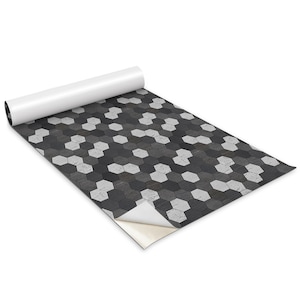 Gray cubes pattern Furniture Sticker, Texture Adhesive Foils, Texture Style veneer, Gray Furniture Decals, Waterproof Sticker