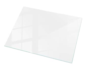 Glatte weiße Farbe Glastischplatte, weiße moderne Glastischplatte, Schutzglasplatte für Tische, minimalistische Glastischplatte